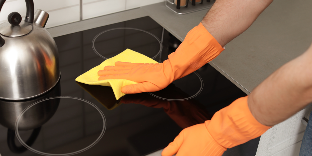 Avoiding Scratches While Cleaning a Cooktop MegaTec Equipment